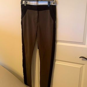 Horse Riding style pants in olive & black